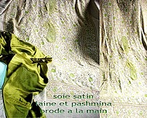 Couverture de laine du Cachemire